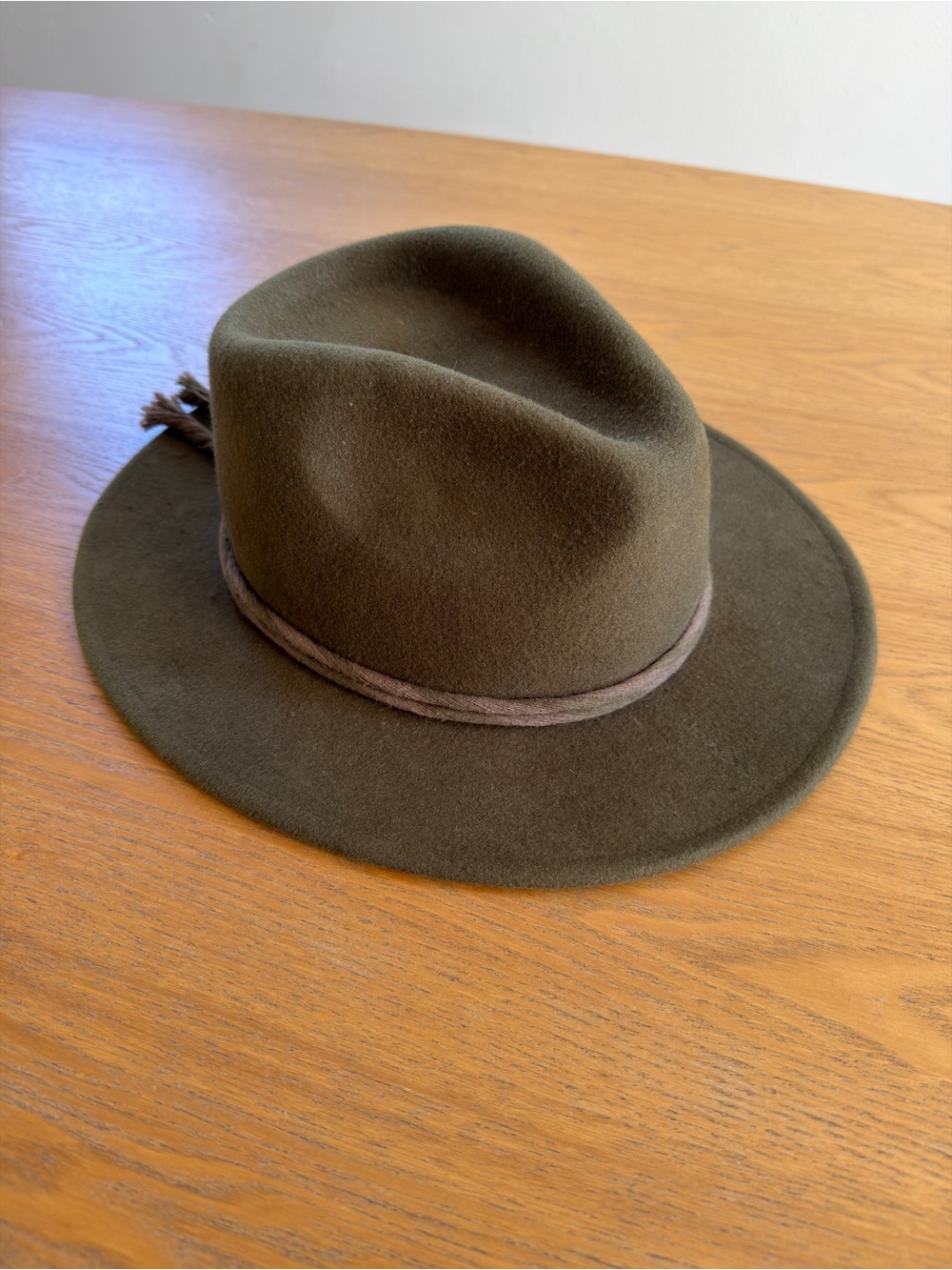 Brixton Olive Green Wool Hat
